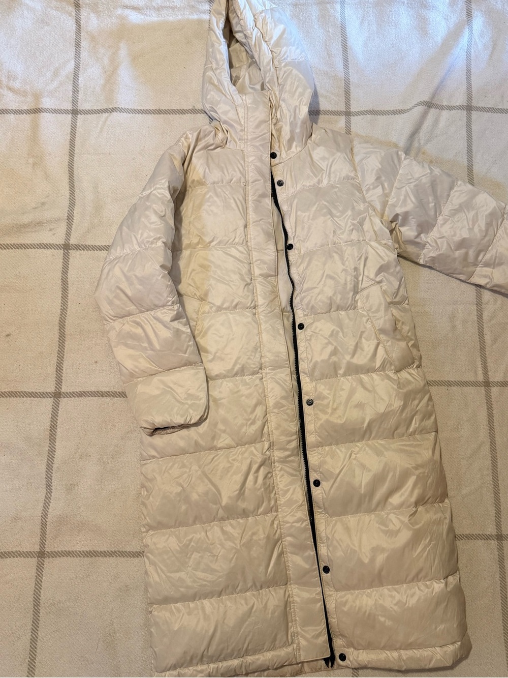 Everlane White ReNew Re:Down Puffer Jacket